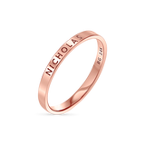 Custom Engravable Stacking Band