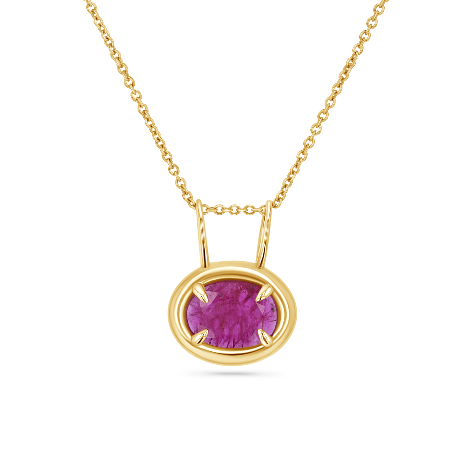 Oval Slider Rustic Ruby Charm - Image 5