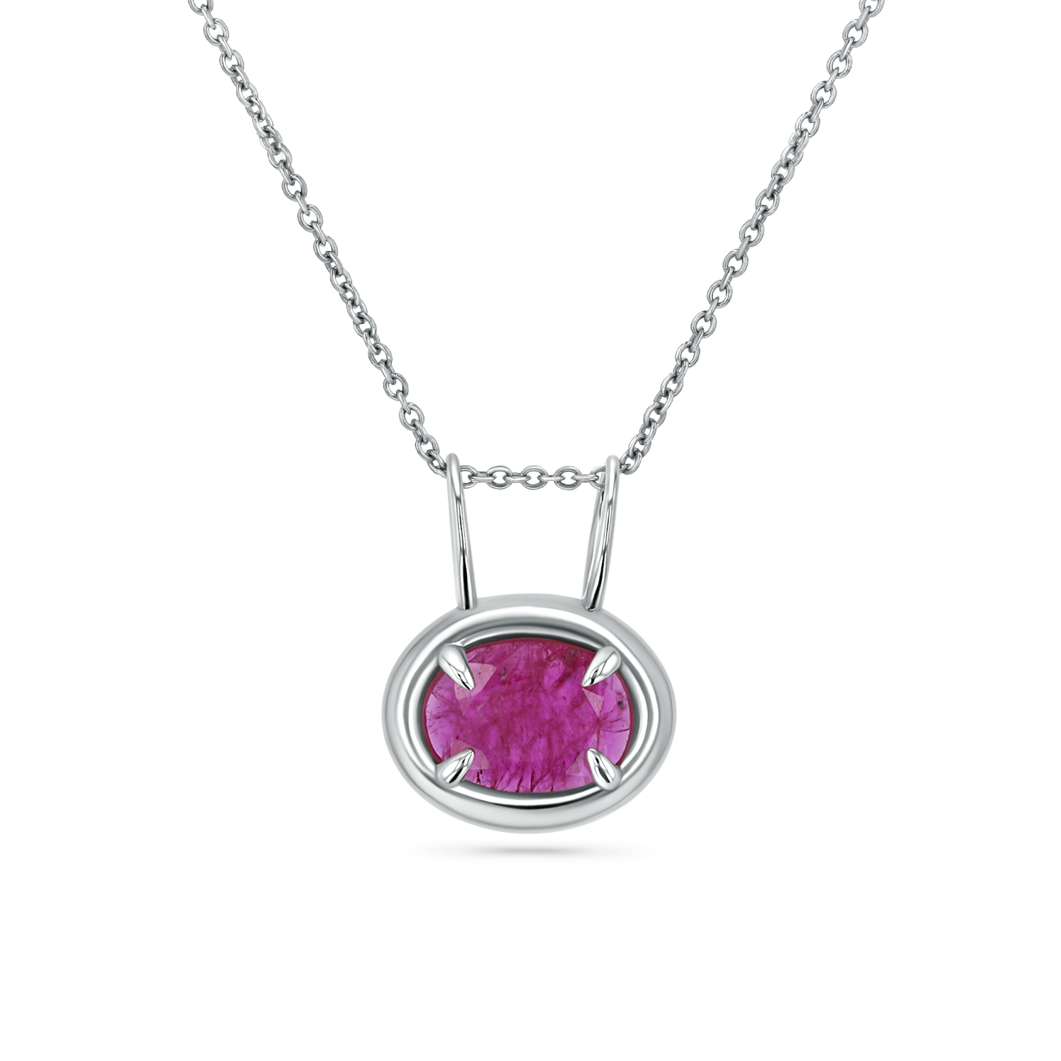 Oval Slider Rustic Ruby Charm - Image 6