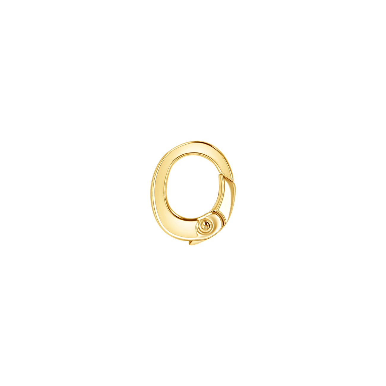Spring Connector Gold 14K Gold Spring Charm Connector – Baby Gold