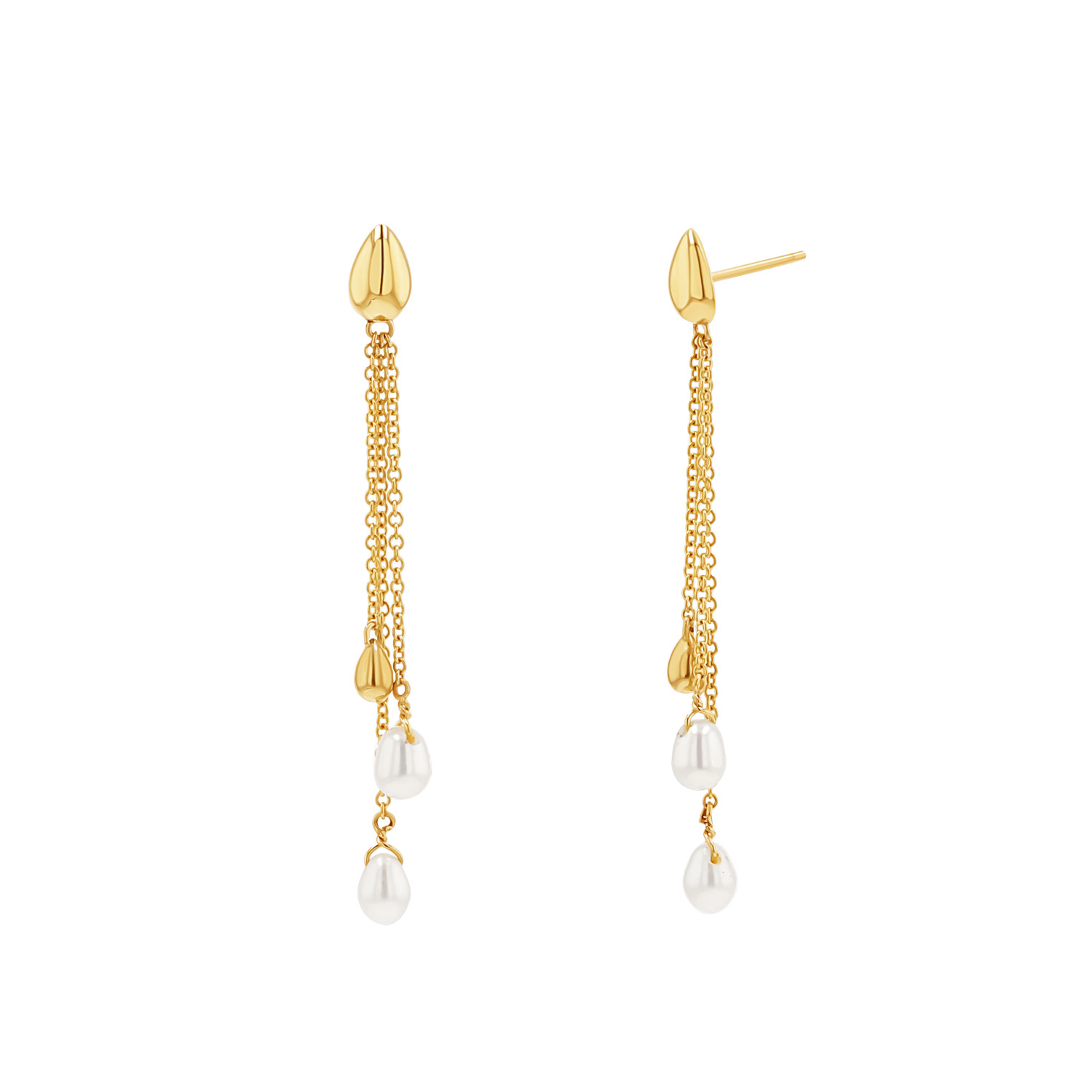 Pearl Drop Chain Ring