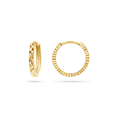 Imogen Gold Huggie Earrings