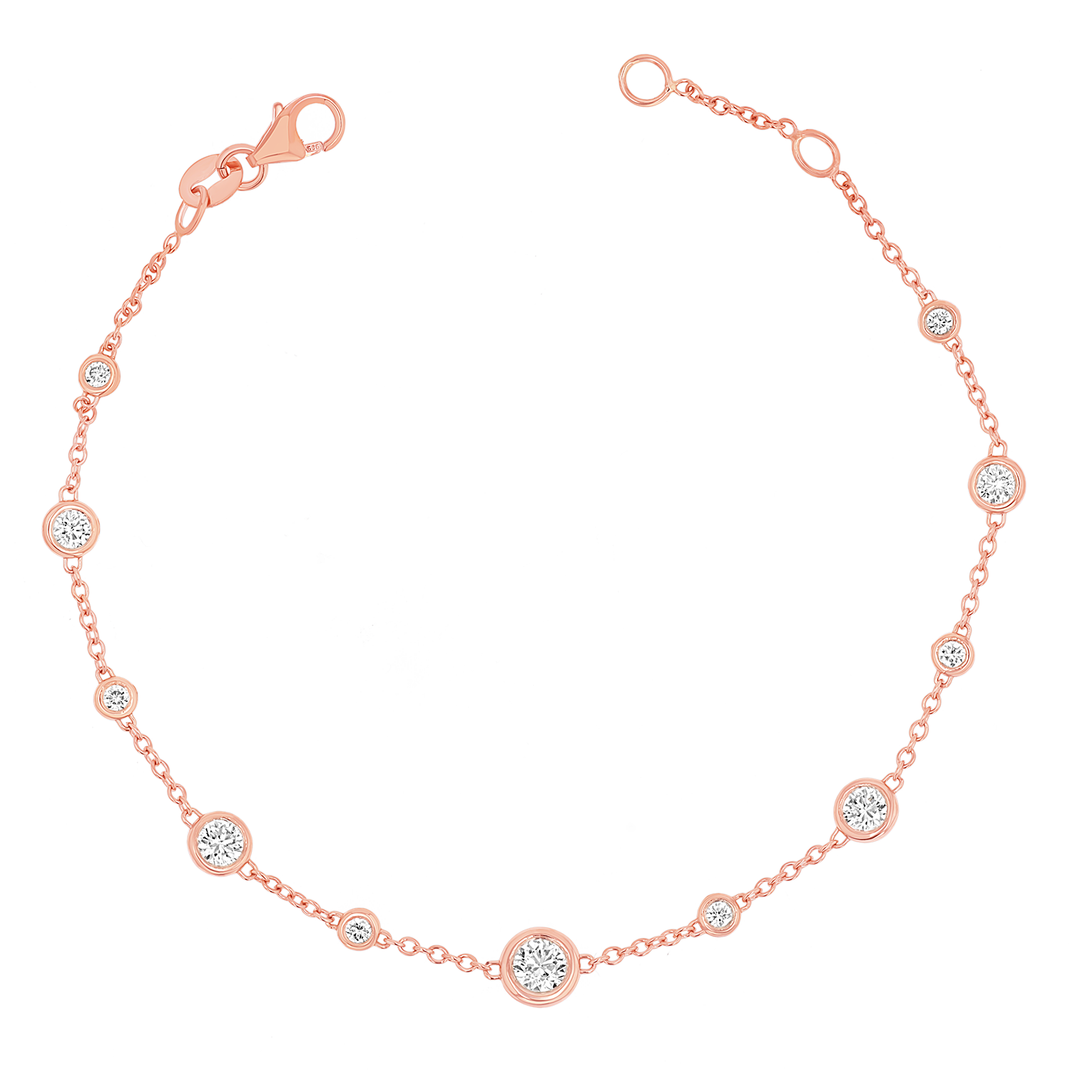Endless Diamond Strand Bracelet - Image 4