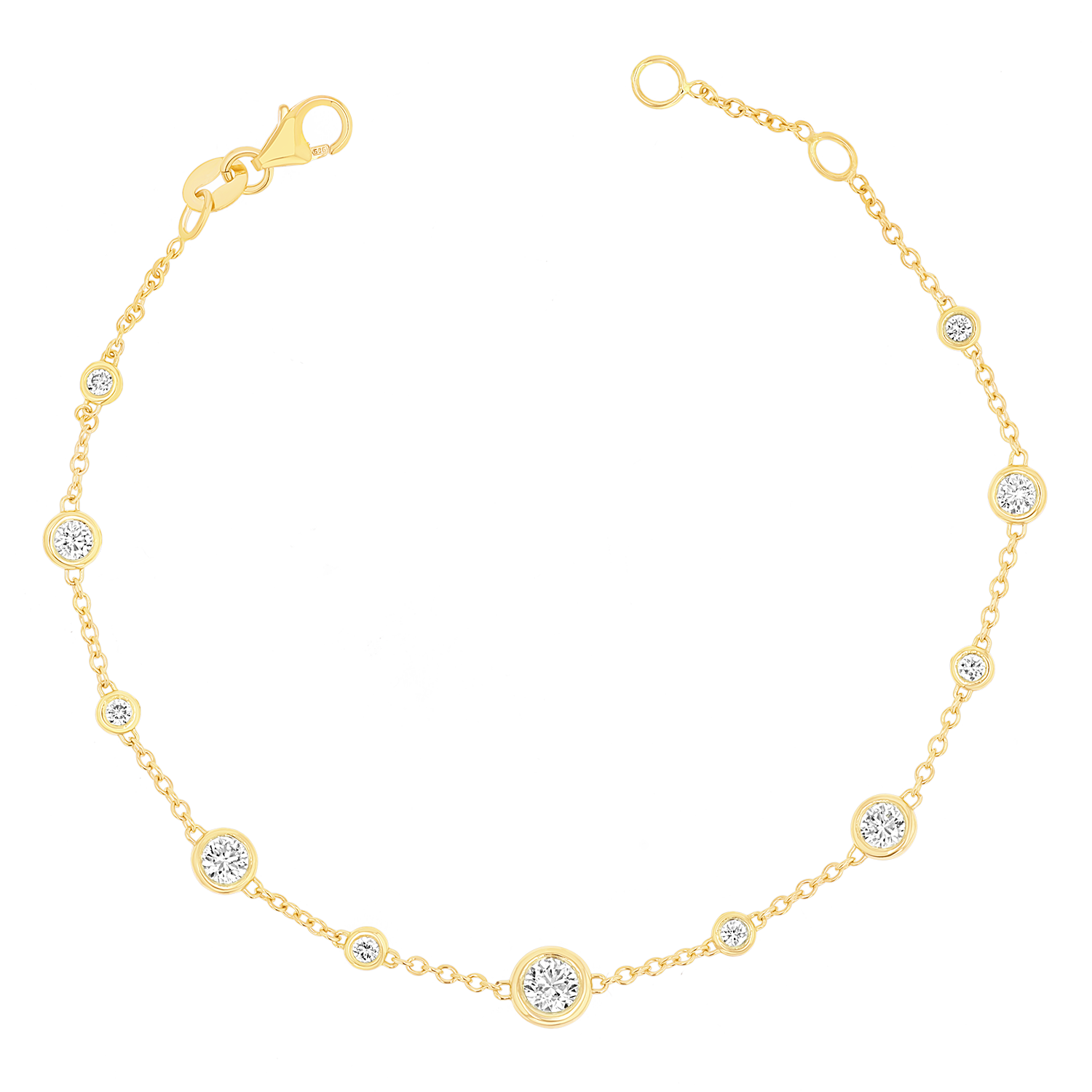 Endless Diamond Strand Bracelet - Image 2