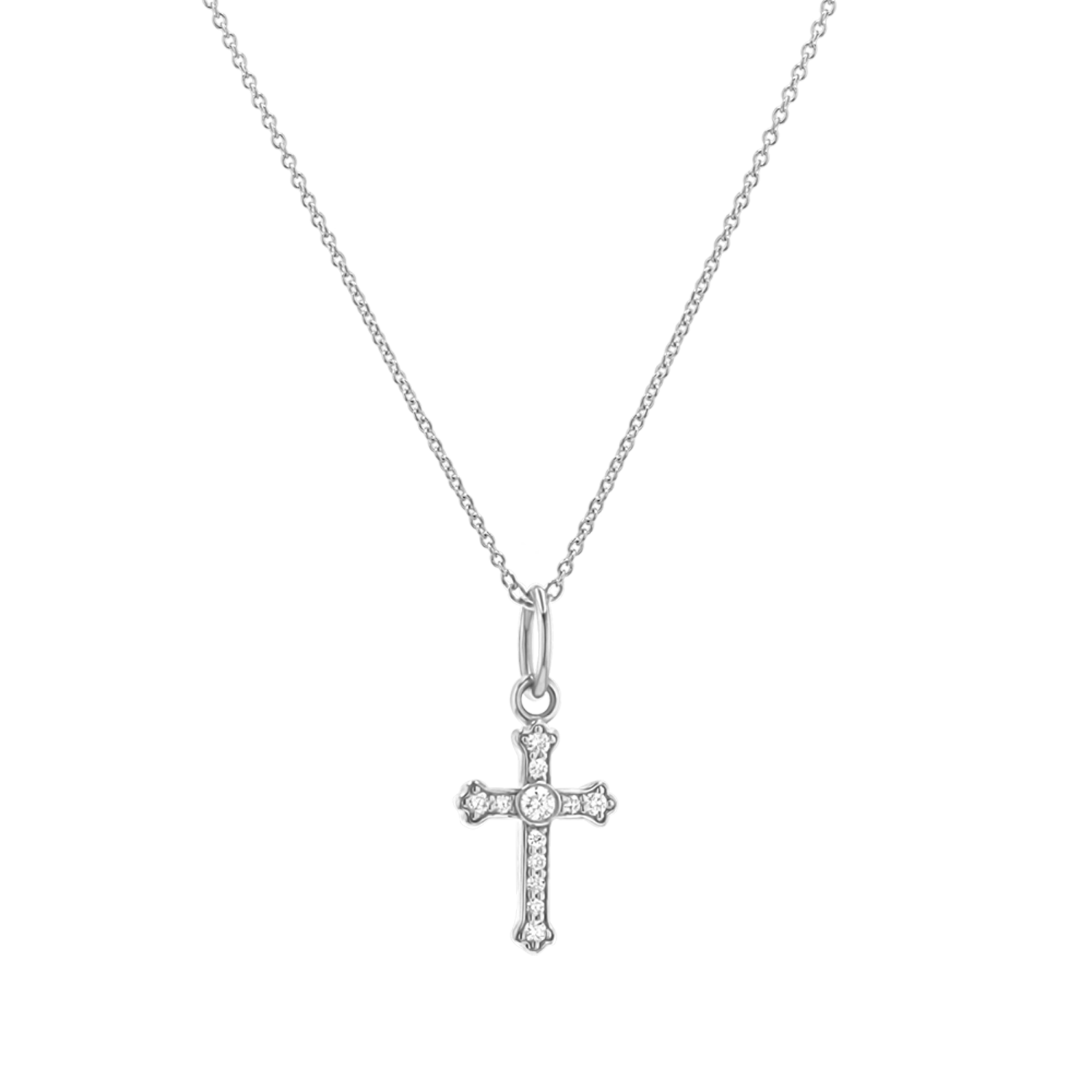 Orthodox Diamond Cross Charm - Image 6