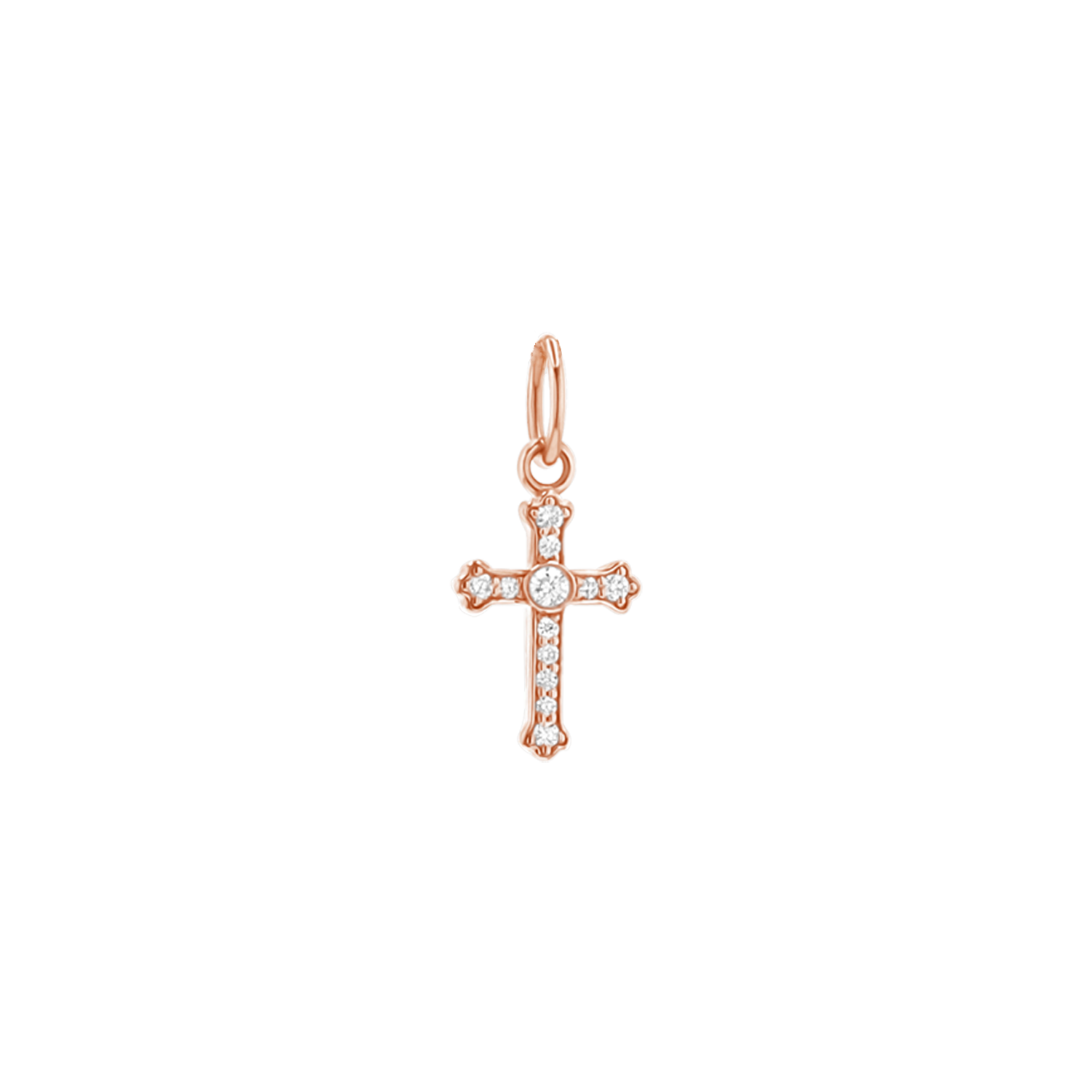 Orthodox Diamond Cross Charm - Image 4