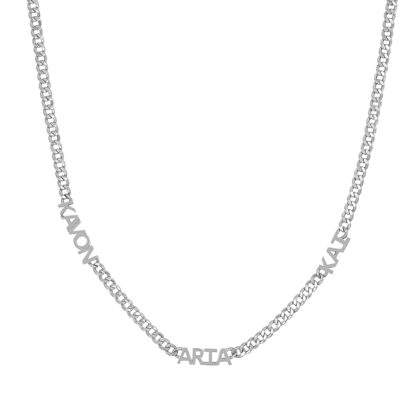Mini Name Cuban Chain Necklace