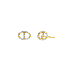 Mariner Diamond Stud Earrings