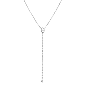 Diamond Mariner Lariat Necklace
