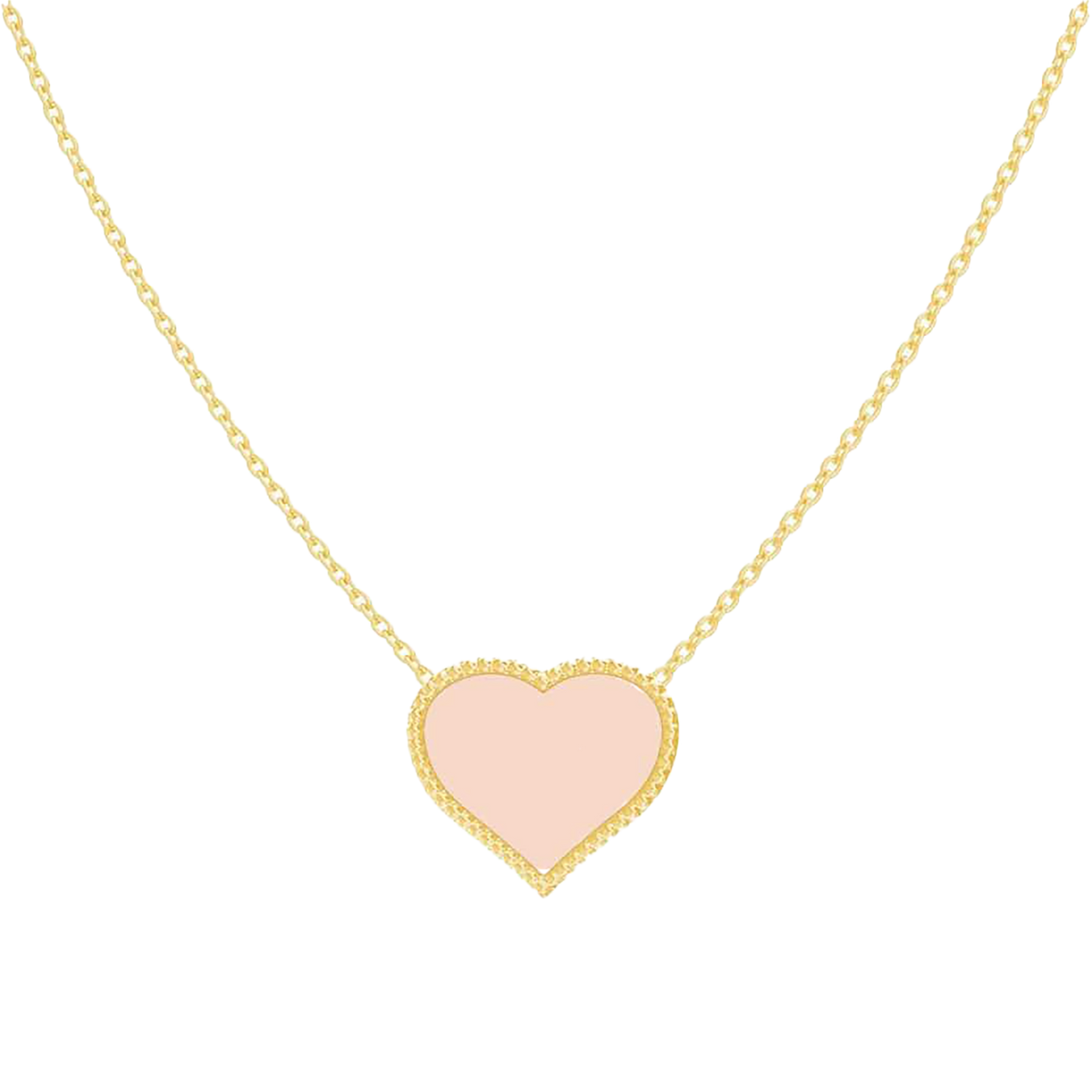 Enamel Heart Necklace