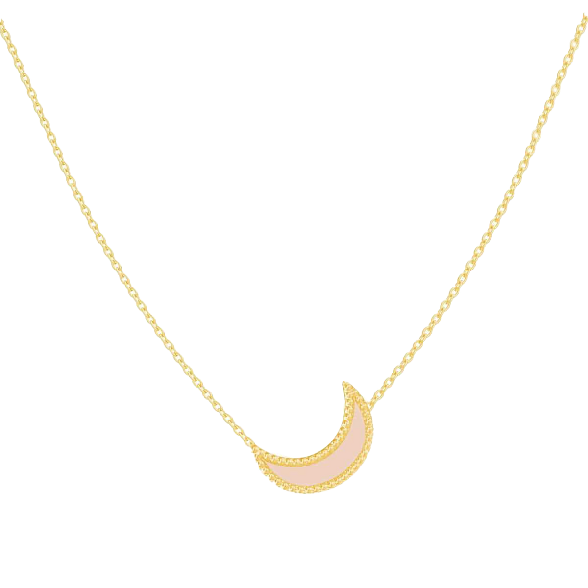 Enamel Moon Necklace