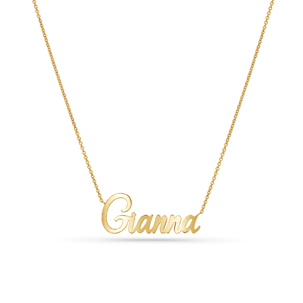 Shop 14K Gold Custom Name Necklaces - Main Image