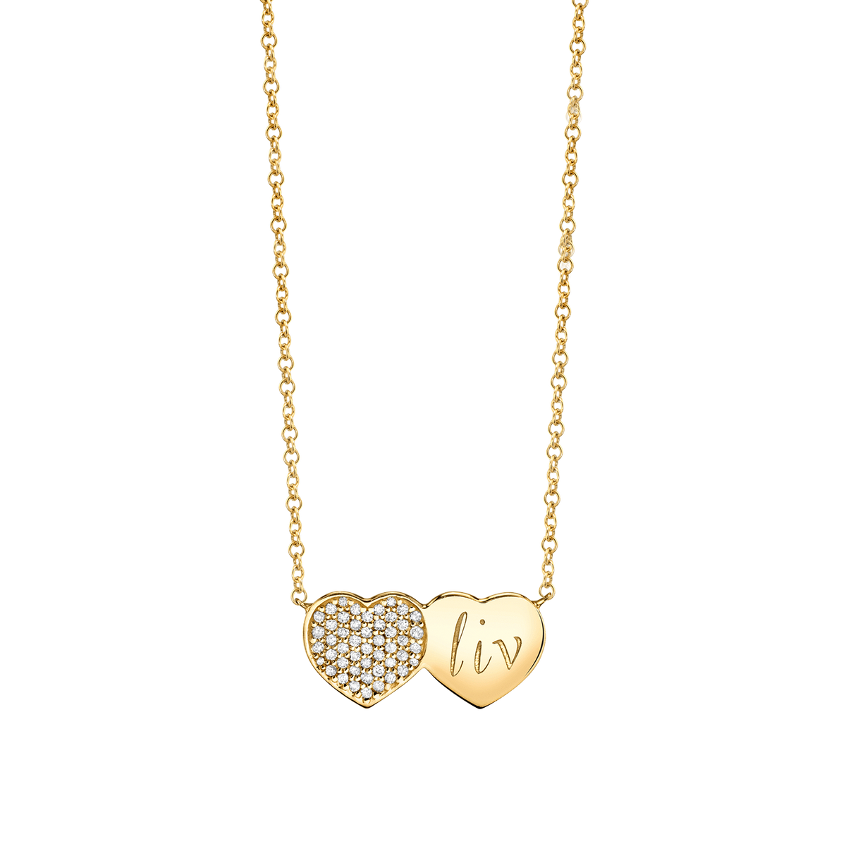 Twin Heart Necklace