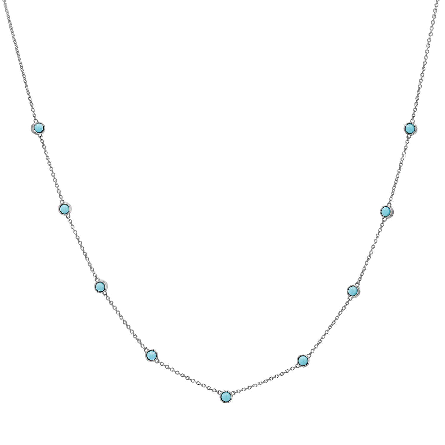 Genuine Turquoise Strand Necklace - Image 3