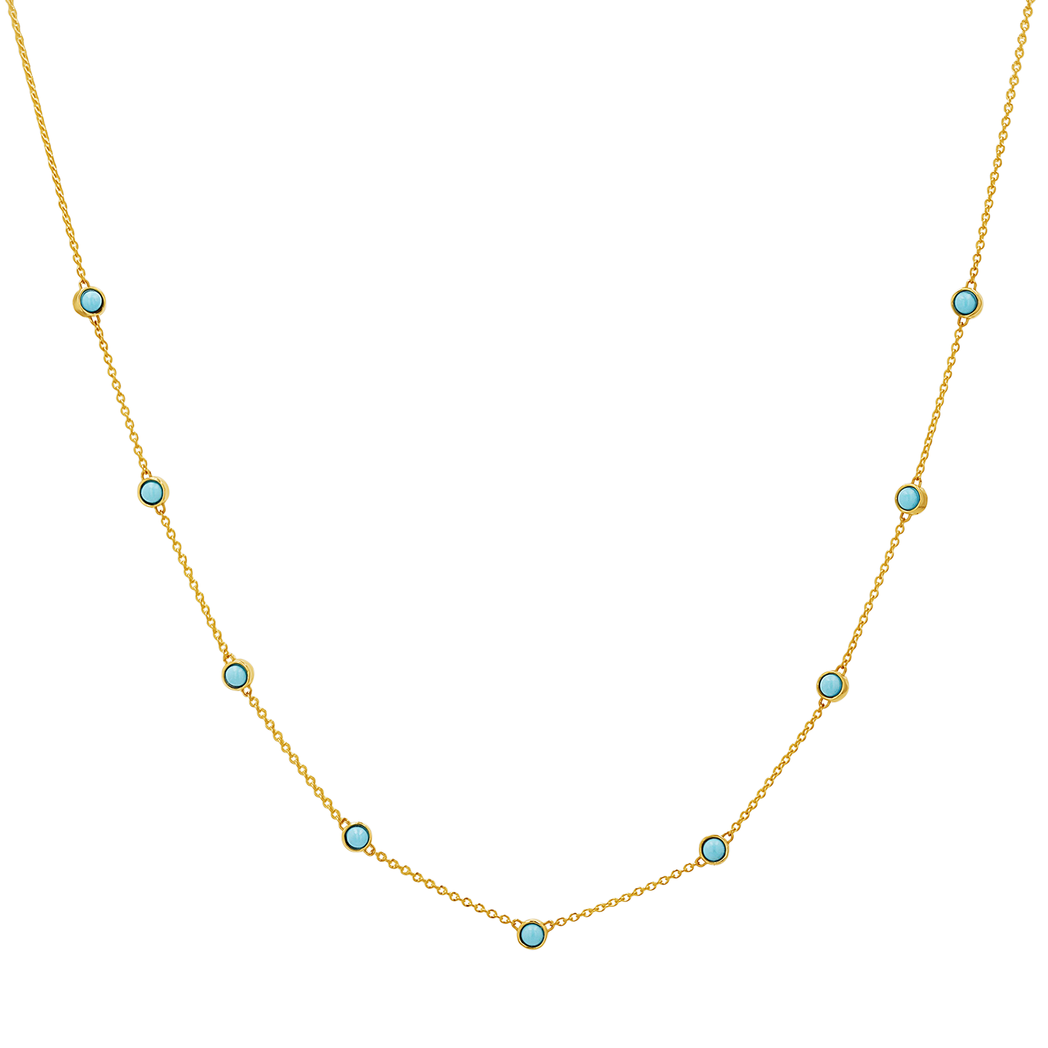 Genuine Turquoise Strand Necklace - Image 2