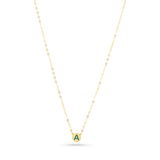 Enamel Letter Bead Necklace