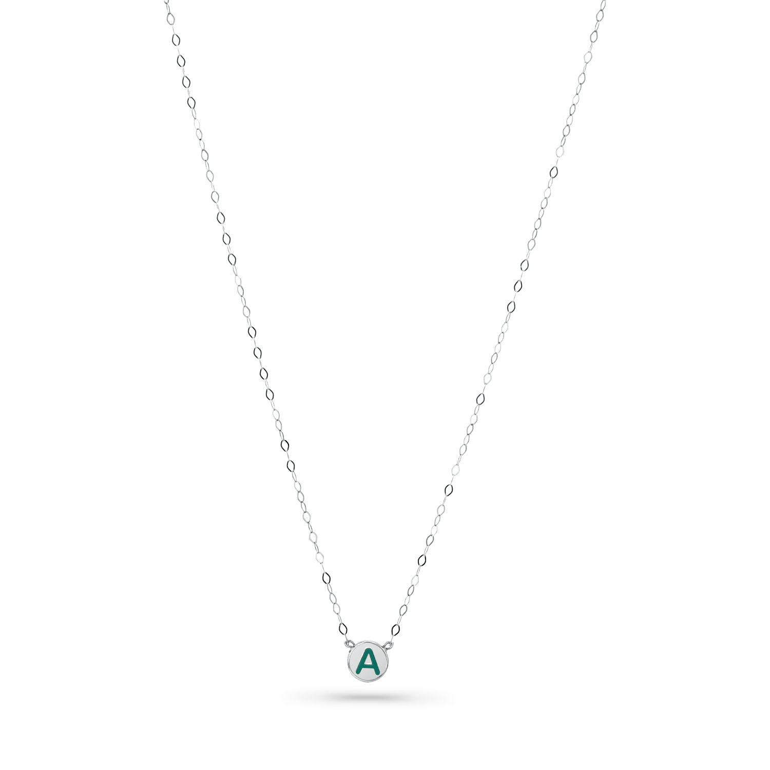 Enamel Letter Bead Necklace