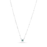 Enamel Letter Bead Necklace