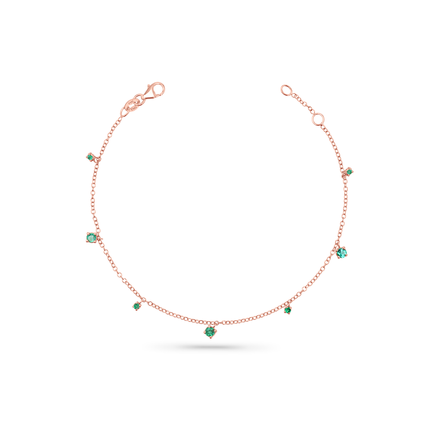 Sprinkle Emerald Bracelet
