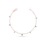 Sprinkle Emerald Bracelet