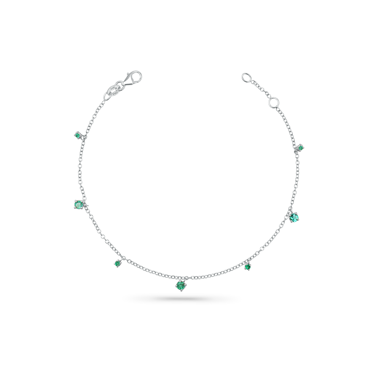 Sprinkle Emerald Bracelet