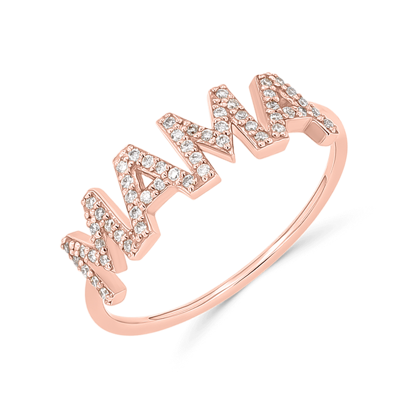 Diamond MAMA Ring