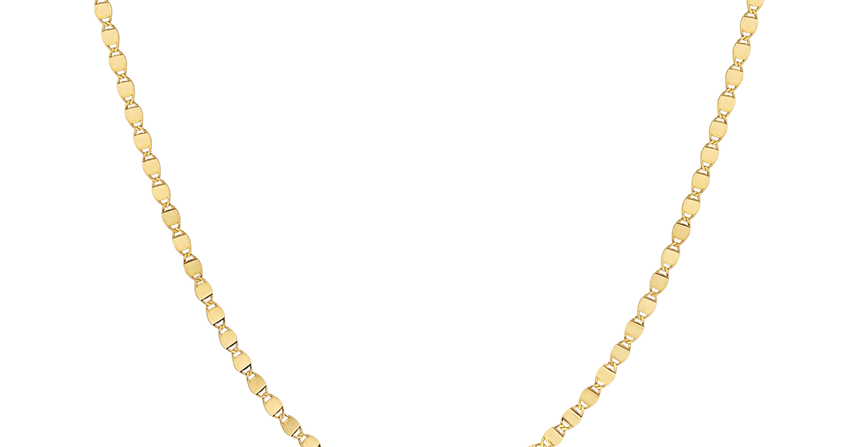14K GS ゴールドネックレス USA産 55cm 2mm幅 14K Gold Mirror Chain Necklace – Baby Gold