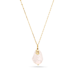 White baroque pearl with a 14k gold initial charm on a 14k solid gold chain.