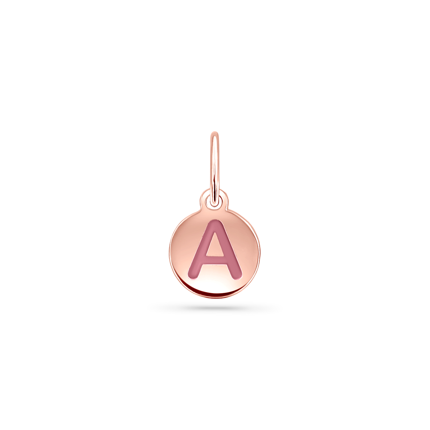 Reversible Enamel Letter Bead Charm