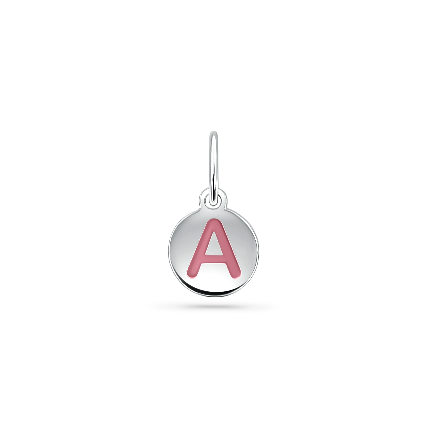 Reversible Enamel Letter Bead Charm