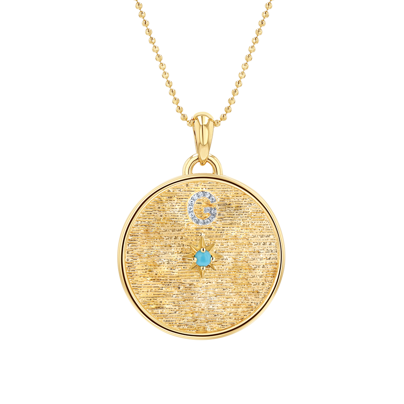 Circle of Life Diamond Multi Initial Necklace