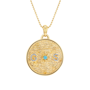 Circle of Life Diamond Multi Initial Necklace