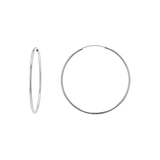 Endless Gold Hoop Earrings