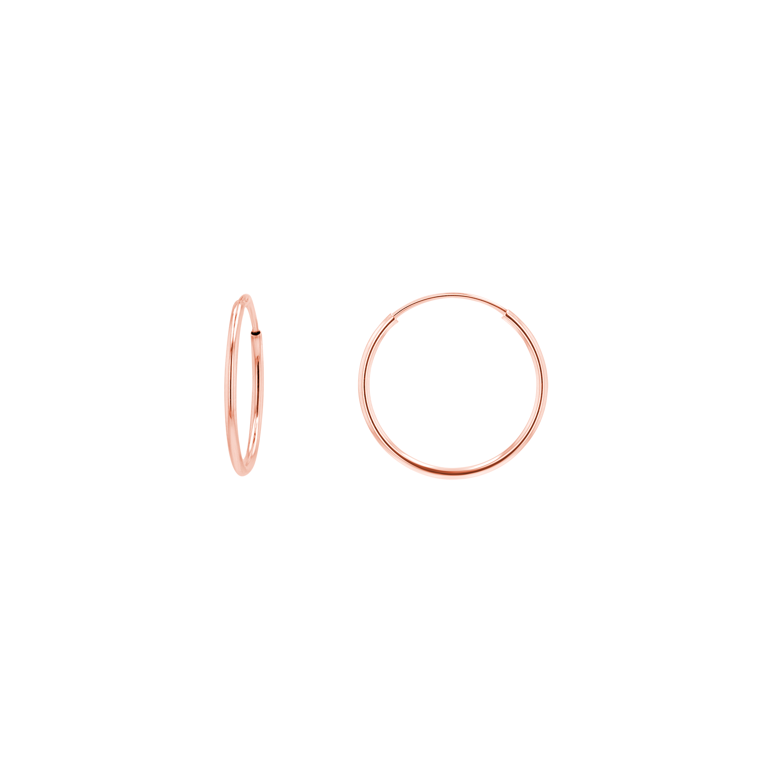 Endless Gold Hoop Earrings