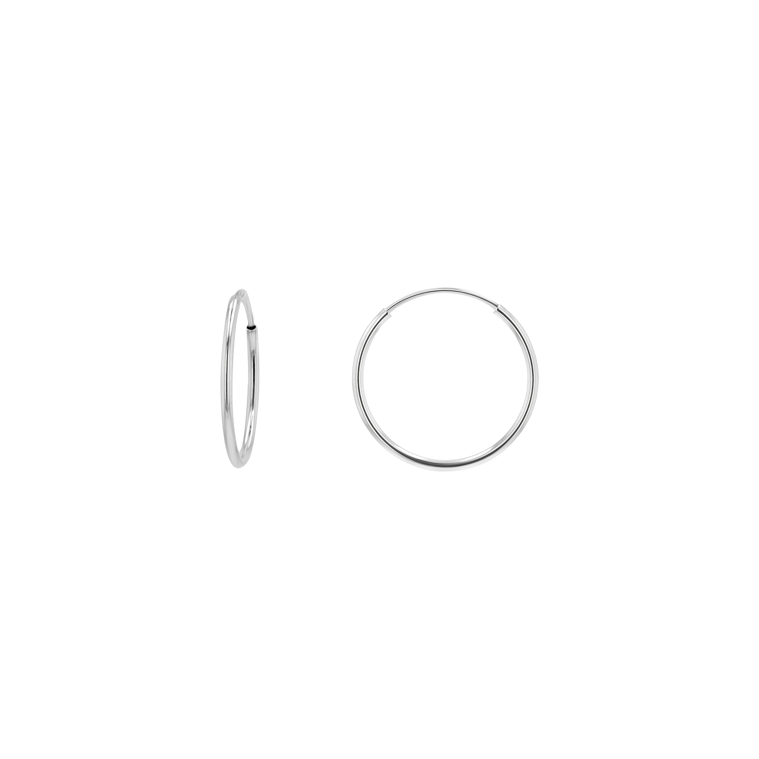Endless Gold Hoop Earrings