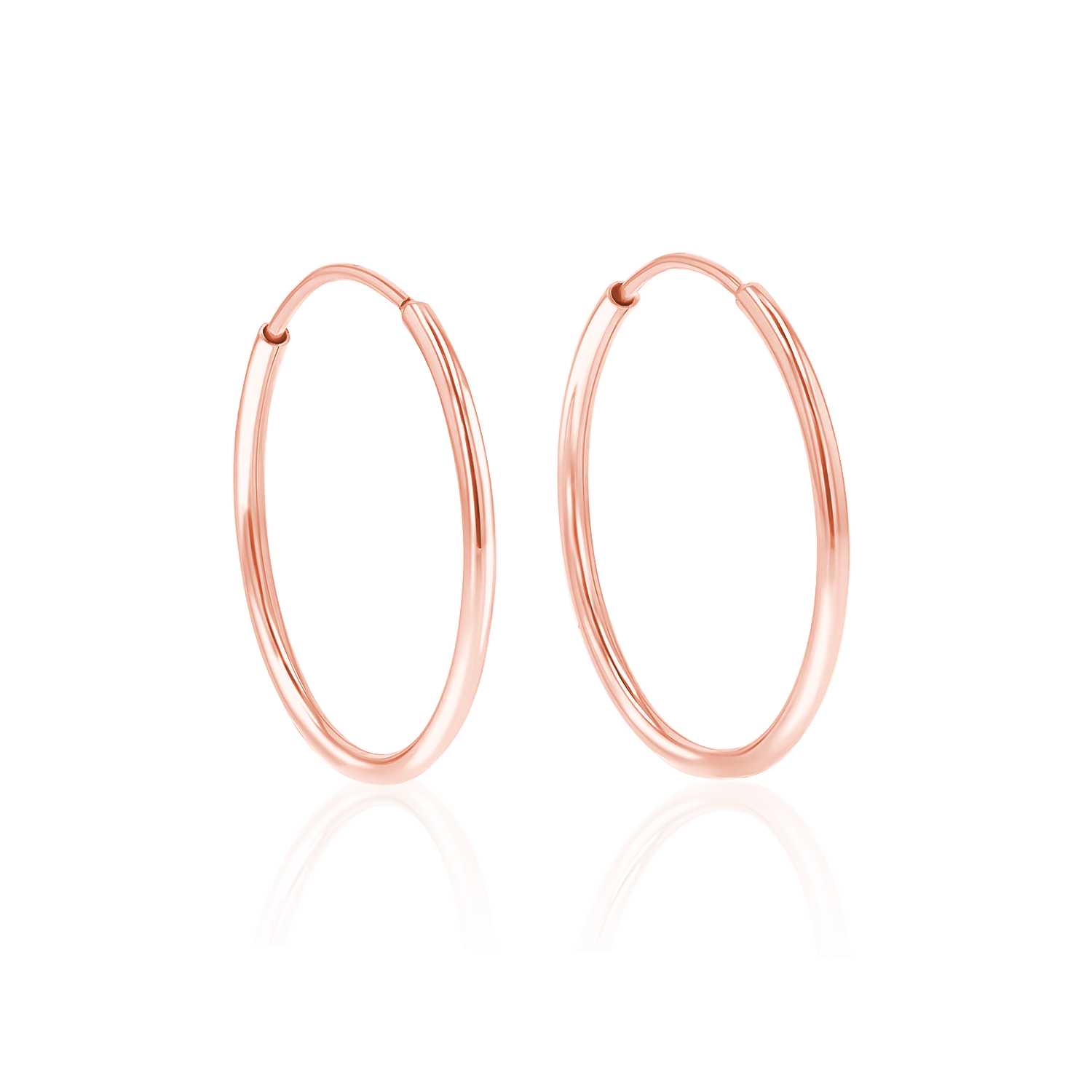 Endless Gold Hoop Earrings