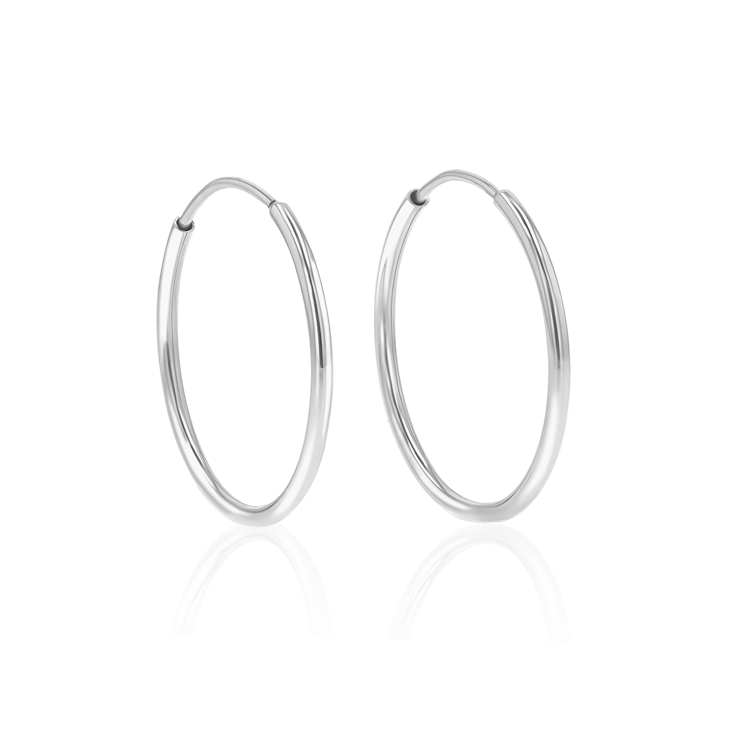 Endless Gold Hoop Earrings
