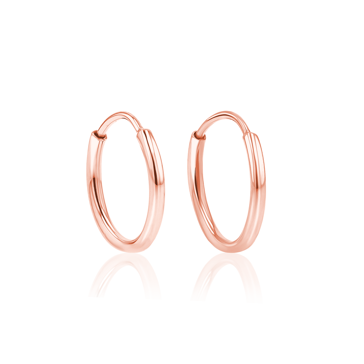 Endless Gold Hoop Earrings