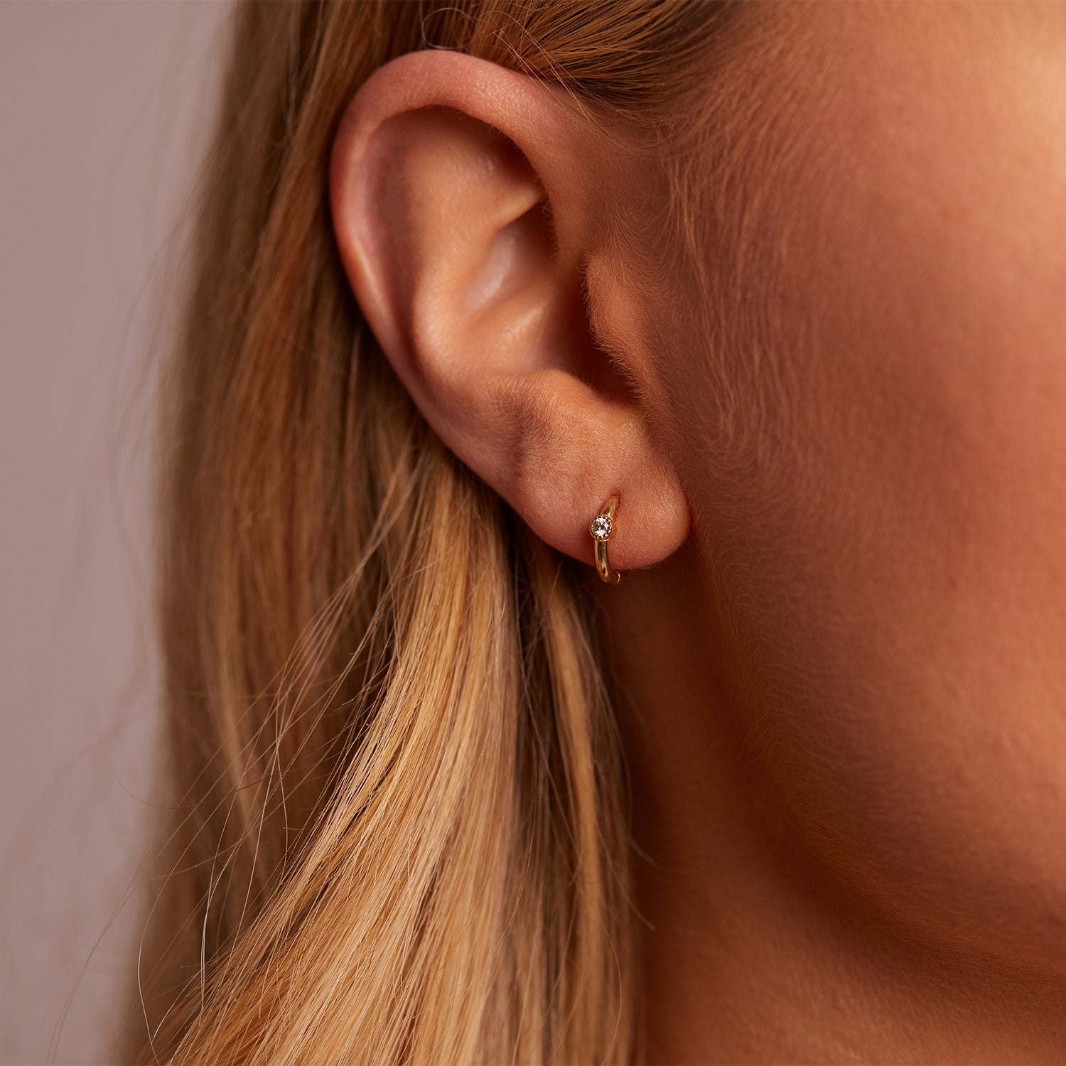 Shapes Round Huggie Earrings - Image 6