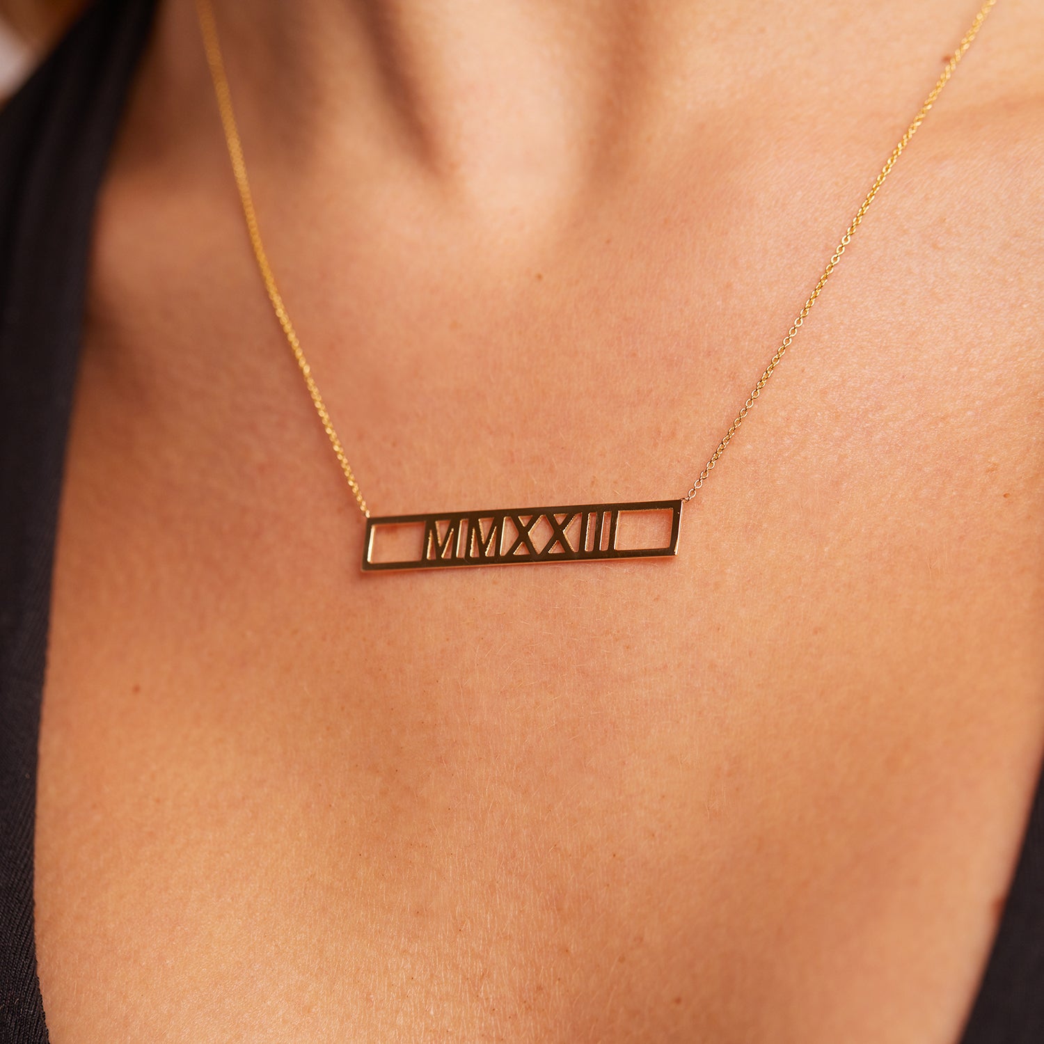 Roman Numeral Pendant Roman Numeral Pendant » JewelryThis Custom