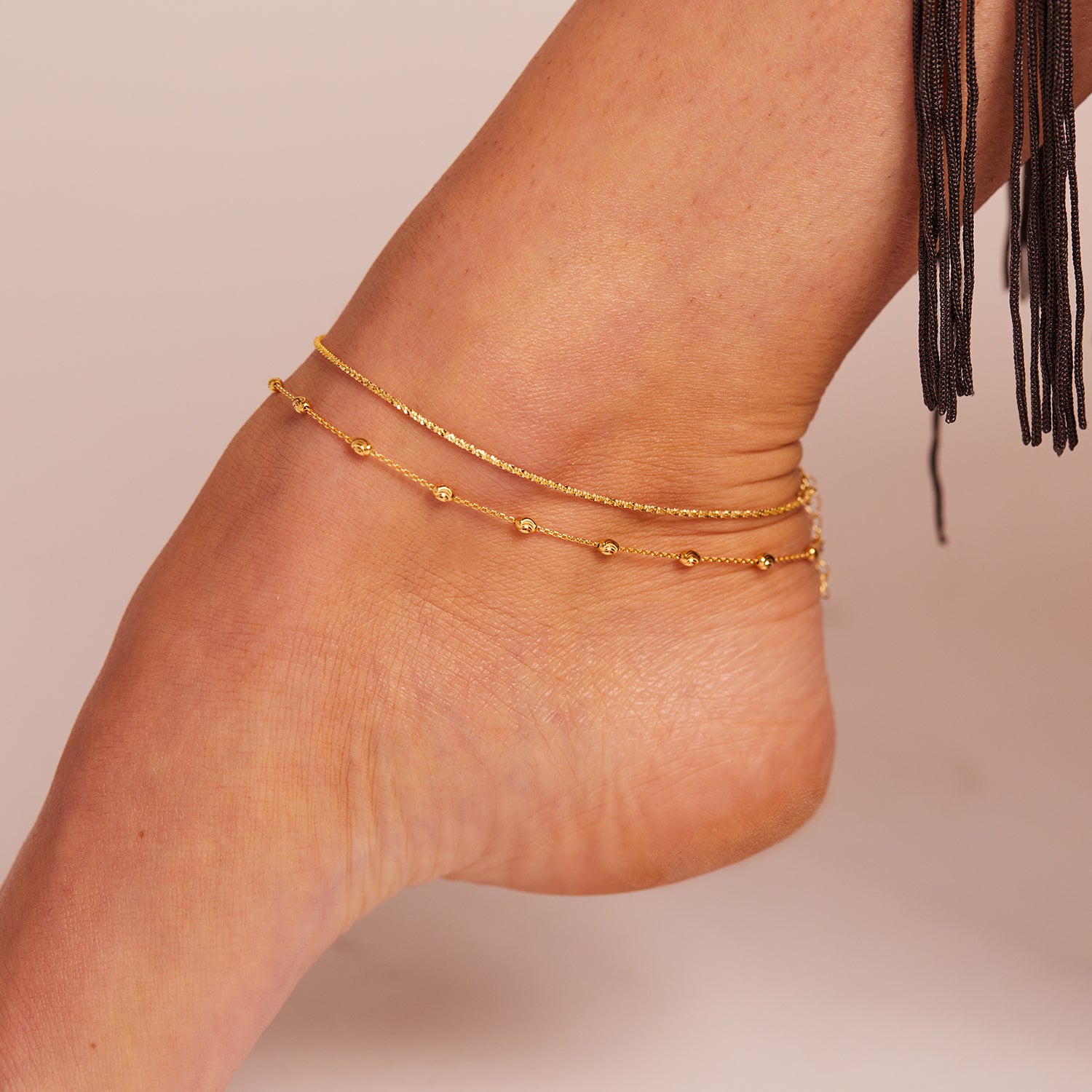 Gold Anklet | Gold Ankle Bracelet | Chain Anklet Gold | KookyTwo
