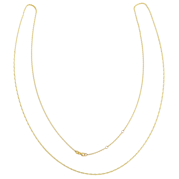 14K Gold Mariner Anchor Link Belly Chain Baby Gold