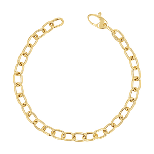 Large Rolo Chain Bracelet