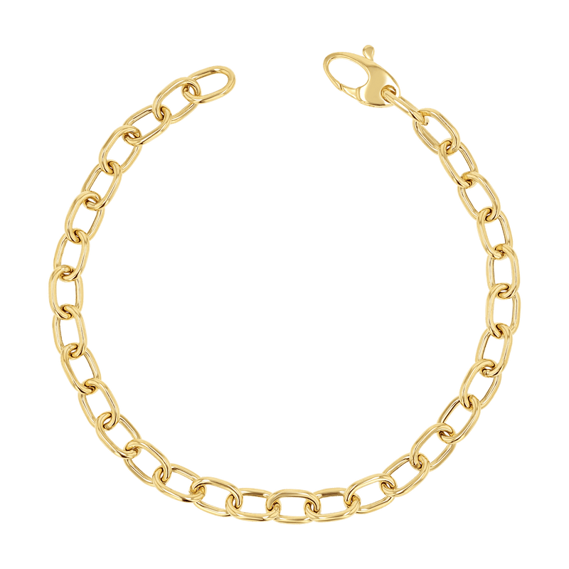 Large Rolo Chain Bracelet