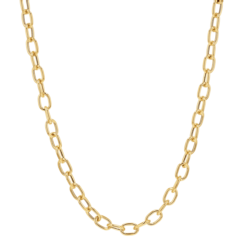Large Rolo Chain Necklace