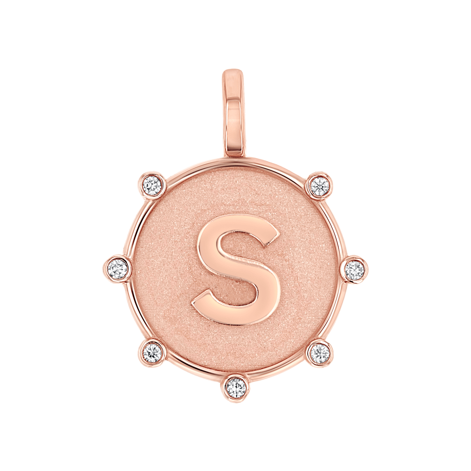 Initial Letter Medallion Charm - Image 4