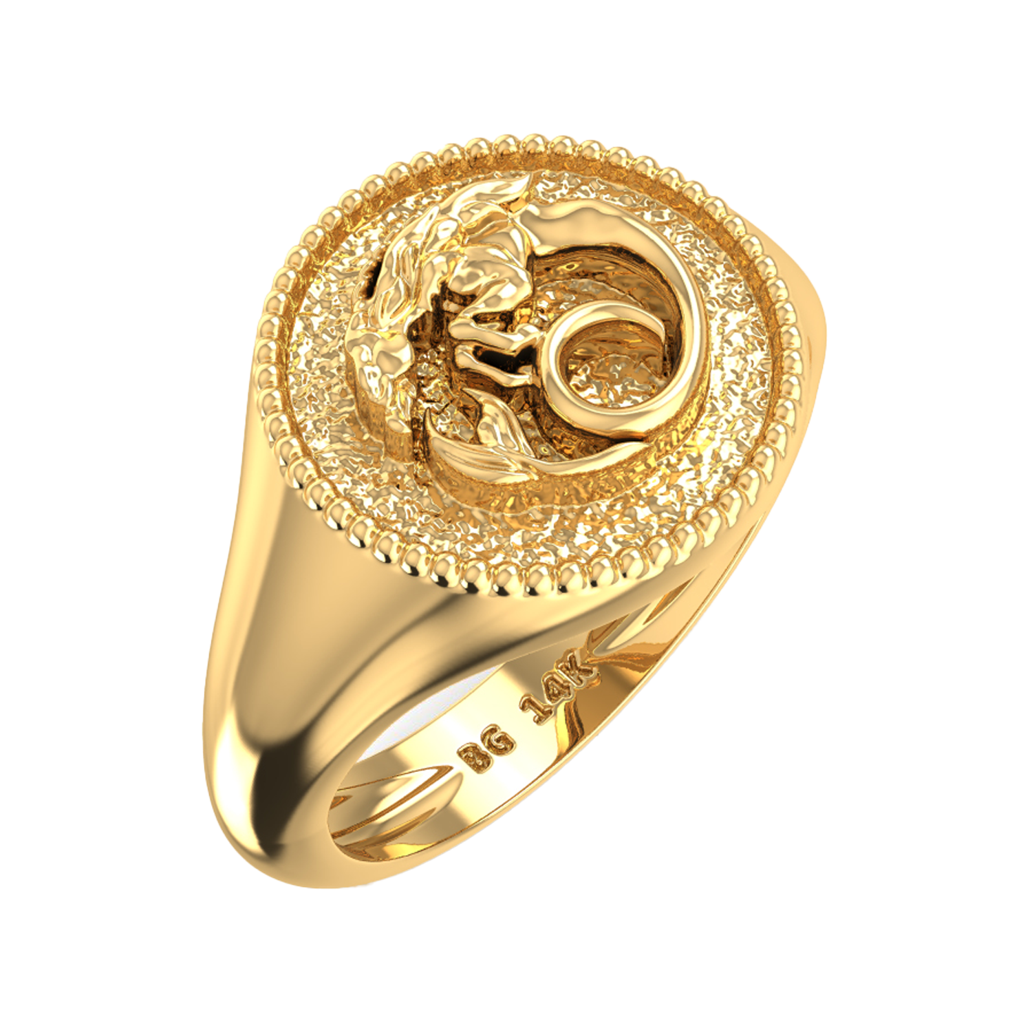 Capricorn Zodiac Ring | Pure Impressions Design