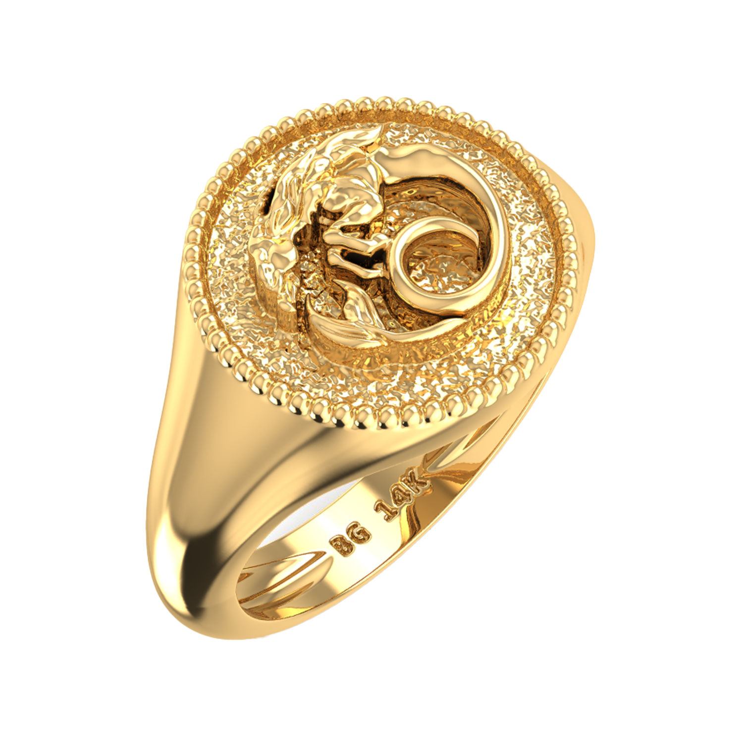 Zodiac hot sale signet ring
