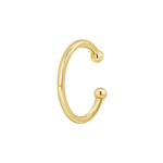 Solid ear cuff made of 14k yellow gold.