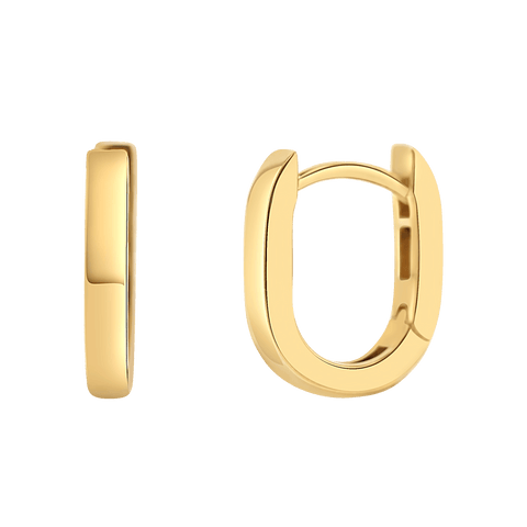 Imogen Gold Huggie Earrings main image 1